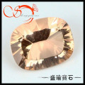 champagne oval glass for hair accessories GLOV0072